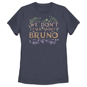 Women's Encanto We Don't Talk About Bruno Tropical Leaves T-Shirt - 1 of 4