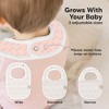 KeaBabies 8pk Organic Baby Bibs for Boy, Baby Drool Bib for Baby Boys and Girls, Newborn Teething Bibs - 4 of 4
