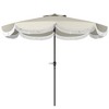 Outsunny 9FT Patio Umbrella, UPF 30+ Outdoor Market Umbrella, Vented Patio Table Umbrella with Crank, 8 Ribs, Push Button Tilt - 4 of 4