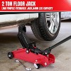 COZONY 2 Ton Hydraulic Floor Jack, Low Profile Car Lift, Heavy Duty Steel, 3.35"-13" Range, Portable Trolley Jack w/ Carry Bag, 4400 lbs Capacity - 4 of 4