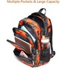 HTUTWOO Primary Middle School Book Bags For Teens Kindergarten,  Waterproof Lightweight Durable,17 Inch Water Resistant Travel Back to School Backpack - 4 of 4