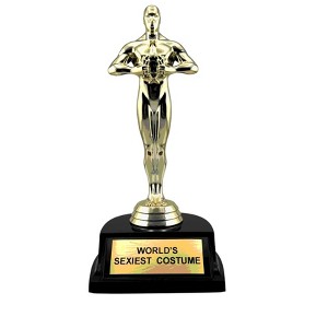 LEMONSODA Halloween Party Trophies-7" H x 3.25" L x 3.25" W (Sexiest Costume) - 1 of 4