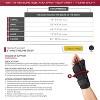 OTC Wrist-Thumb Splint, 8-Inch Adult, Lightweight Breathable, Black, Left - 2 of 4