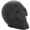 Transpac Halloween Metallic Skulls Dolomite Salt and Pepper Shakers Collectables Black and White 3.25 in. Set of 2 - 4 of 4