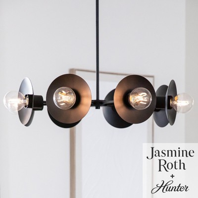 Fernando Matte Black 8-Light Sputnik Chandelier
