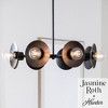 8-Light Fernando Flat Chandelier Ceiling Light Fixture Matte Black - Hunter Fan - 4 of 4