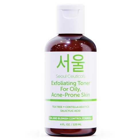 Ceuticals Korean Skin Care Exfoliating Korean Toner For Oily Acne Prone Skin - Korean Beauty Skincare Tea Tree Toner For Face, :