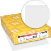 Neenah Paper CLASSIC Linen Writing Paper 8 1/2" x 11" 24 lb. Linen Finish Whitestone 500/Ream 06061 - 2 of 3