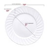 Smarty Had A Party White Flair Plastic Dinnerware Set - 144 Sets - 3 of 4