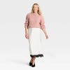 Women's Long Sleeve Cabled Tunic Sweater - A New Day™ - 3 of 3