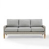 Capella Outdoor Wicker Sofa - Gray/Acorn - Crosley - 2 of 4