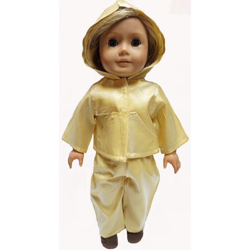 Doll Clothes Superstore Yellow Rain Suit Fits 18 Inch Girl Dolls Like American Girl Dolls, 2 of 4