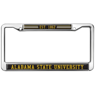 Alabama State University School Full Size Standard License Plate Metal Frame