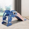 Infurnic Baby Activity Gyms, Dolphin-Themed Dual-Function Slide with Basketball Hoop, Fun and Safe for Kids, Blue, 44.49"*14.17"*19.69" - 2 of 4