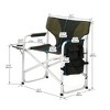 VASIP Padded Patio Outdoor Chair with Side Table & Storage Pockets, Directors Camping Chair for Indoor, Outdoor and Fishing - 3 of 4