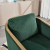 Corduroy Swivel Barrel Chair, Comfortable Accent Sofa Chair, 360 Degree Swivel Barrel Club Chair, Leisure Arm Chair for Home, Hotel - 4 of 4