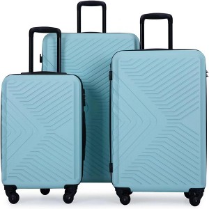 Luggage 3 Piece Set Suitcase Spinner Hardshell Lightweight TSA Lock for Travel,Busines - 1 of 4
