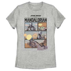 Women's Star Wars The Mandalorian Rescue The Child T-Shirt - 1 of 4