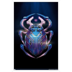 Trends International DC Comics Movie Blue Beetle - Scarab Teaser One Sheet Framed Wall Poster Prints - 1 of 4