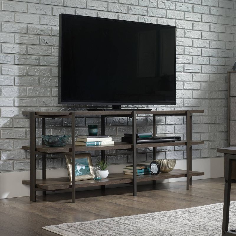 North Avenue TV Stand for TVs up to 54&#34; Smoked Brown - Sauder, 6 of 10