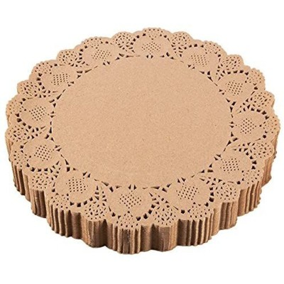 Juvale 250-Pack Paper Doilies, Round Placemats, 12 In