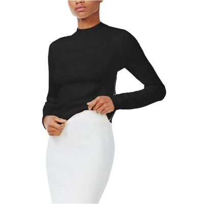 Rachel Roy Womens Lattice-Back Pullover Sweater