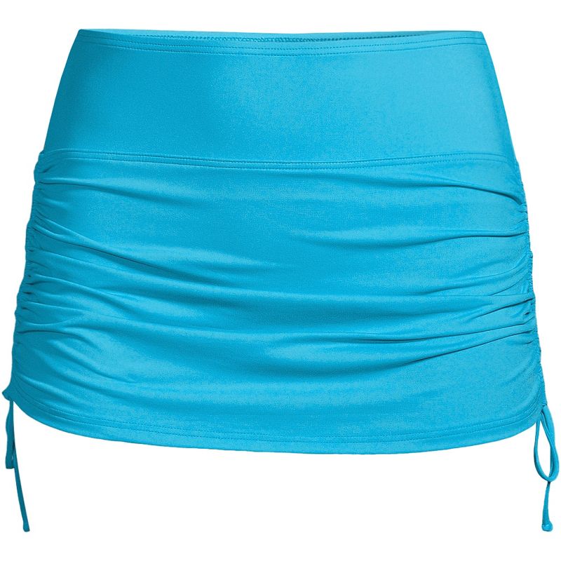 Lands' End Women's Plus Size Chlorine Resistant Tummy Control Adjustable Swim Skirt Swim Bottoms, 3 of 8