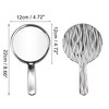 Unique Bargains Water Wave Pattern Round Cosmetic Mirror 1 Pc - 2 of 3