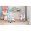 Whizmax 3 Level Height Adjustable Kid Chair, Plastic Toddler Chairs for Children Boys Girls Age 2-6, Suitable for Home Family Classroom,2 Pcs - 2 of 4