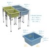 ECR4Kids 4-Station Sand and Water Adjustable Play Table - 2 of 4