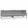 vidaXL Pallet Cushions 5 pcs Gray Fabric - 3 of 4
