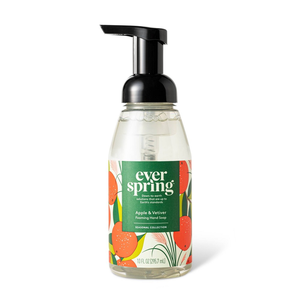 Apple & Vetiver Foaming Hand Soap (Case OF 8)- 10 fl oz - Everspring™ 