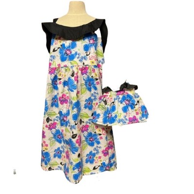 Doll Clothes Superstore Size 16 1/2 Matching Girl and Doll Flower Print Sundress