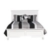 New Classic Furniture, Tamarack Contemporary Solid Wood 5/0 Q Bed in White - 2 of 4