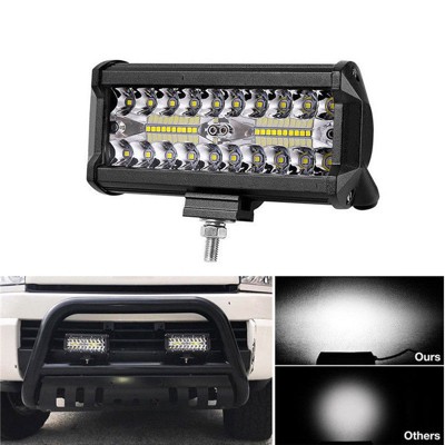 7 "400W LED work light floodlight beam off-road four-wheel drive fog light running drive light