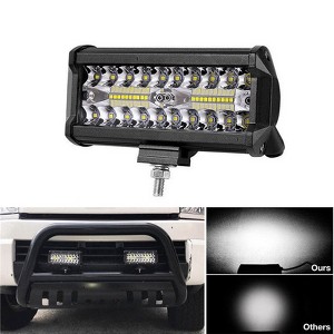 7 "400W LED work light floodlight beam off-road four-wheel drive fog light running drive light - 1 of 4