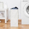 Sweet Jojo Designs Boy, Girl, Unisex/Gender Neutral Foldable Laundry Hamper with Handles Boho Fringe Ivory - 3 of 4