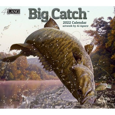 2022 Wall Calendar 12 Month 13.4"x24" Big Catch - Lang