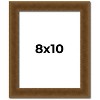 PosterPalooza | Photo Size Flat Gold Picture Frame - UV Acrylic, Foam Board Backing, Hanging Hardware - 2 of 4