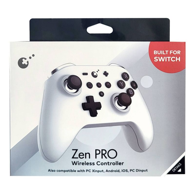 ZEN PRO Wireless Gaming Controller - White, 6 of 11