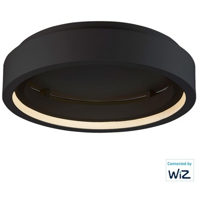 ET2 Lighting iCorona WiZ 1 - Light Flush Mount in  Black
