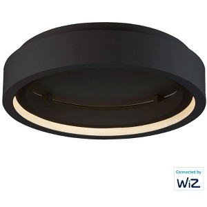 ET2 Lighting iCorona WiZ 1 - Light Flush Mount in  Black - 1 of 1