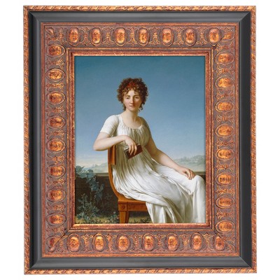 Antique Copper and Black 8x10 Baroque Picture Frame