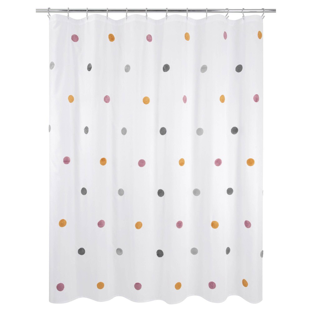 Photos - Shower Curtain Dots  - Allure Home Creations