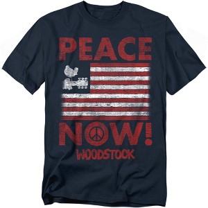 Men's Woodstock Peace Now T-Shirt - 1 of 4