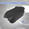 Unique Bargains for Land Rover Range Rover Sport 2006-2013 Microfiber Leather Car Center Console Lid Armrest Seat Box Cover Black - 2 of 4