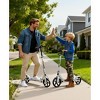 SUGIFT Kick Scooter for Kids Age 8+, Teens, Dual Suspension Foldable Lightweight Scooter with 8 Inch Big Wheels, Max Load 330 LBS Wide Deck - 3 of 4