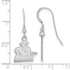 Black Bow Jewelry Sterling Silver New Mexico State Aggies NCAA Dangle Earrings - 2 of 3