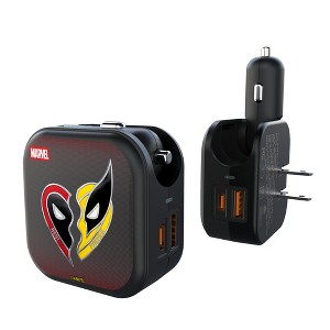Marvel Deadpool Grid 18-Watt 2 in 1 USB A/C Charger - 1 of 3