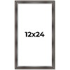 PosterPalooza | Panoramic Shadow Box 1.75" Deep Brown Frame - UV Acrylic, Backing, Hanging Hardware - 2 of 4